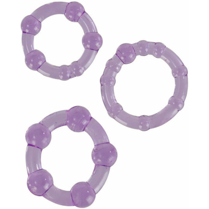 Silicone Island Rings-purple
