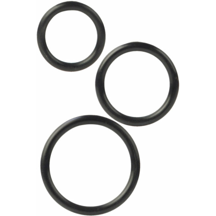 Silicone Support Rings - Black