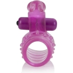 Basic Essentials Stretchy Bunny Enhancer Vibrating Pink - Image 3