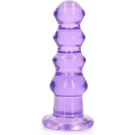 Realrock Curvy Dildo Or Butt Plug Purple