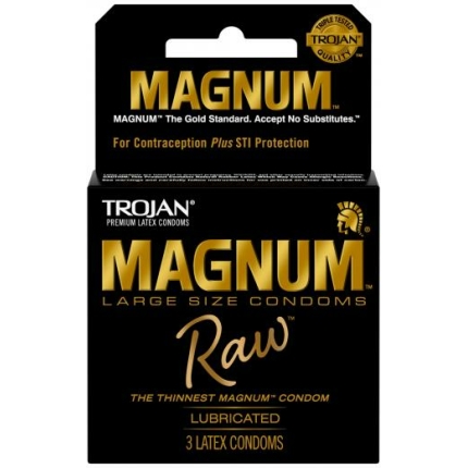 Trojan Magnum Raw 3 Pack