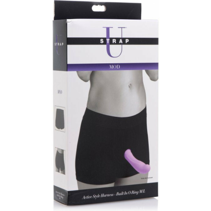 Strap U Mod Strap On Style Harness w/Built in O Ring - M/L