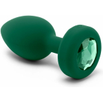 B-vibe Vibrating Jewels - Remote Control- Rechargeable - Emerald (m/l) - Image 2