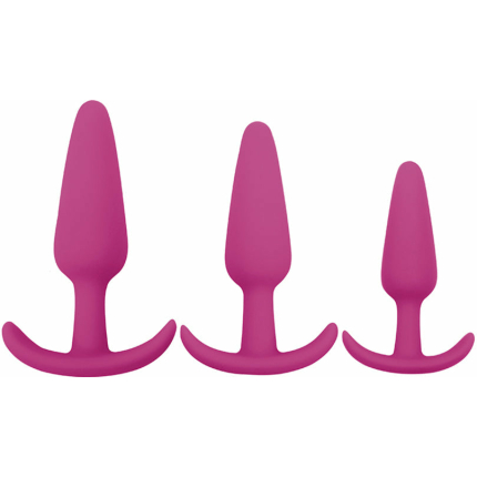 Gossip Rump Rockers 3 Piece Anal Training Set Pink