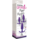 Rump Rockers 3 Piece Anal Plug Training Set Violet - Image 2