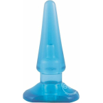 Basic Anal Pleaser Blue Vibrating Plug - Image 2