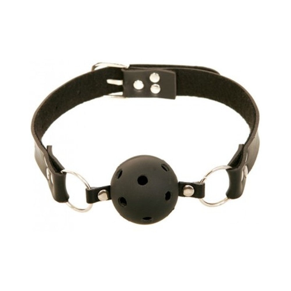 f9a5d4d7cb0bce1e9409574f527d8382_61f16d57-1edc-4b56-a397-c9494d47151f Limited Edition Breathable Ball Gag Black O/S - Image 1