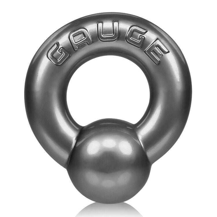 gaugecockringoxballssteelsilver Oxballs Gauge Cockring - Steel - Image 1