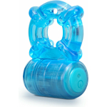Stay Hard - Rechargeable 5 Function Cock Ring - Blue - Image 2