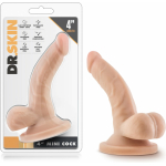Dr Skin 4 inches Mini Cock Vanilla Beige Dildo - Image 3