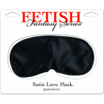 Fetish Fantasy Satin Love Mask Black O/S - Image 2