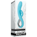 Triple Infinity Blue Rabbit Style Vibrator - Image 2