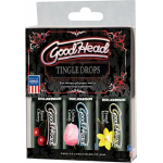 Goodhead Tingle Drops 3-pack French Vanilla, Cotton Candy, Sweet Cherry - Image 2