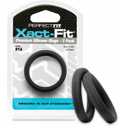 Perfect Fit Xact Fit #14 - Black Pack of 2