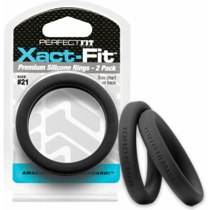 Perfect Fit Xact Fit #21 - Black Pack of 2