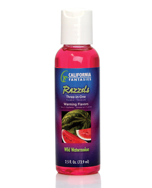 razzelswildwatermelon2pt5oz Razzels Warming Lubricant - 2.5 oz Wild Watermelon - Image 1