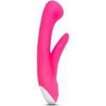 Hop - Cottontail Plus Dual Stimulator - Hot Pink